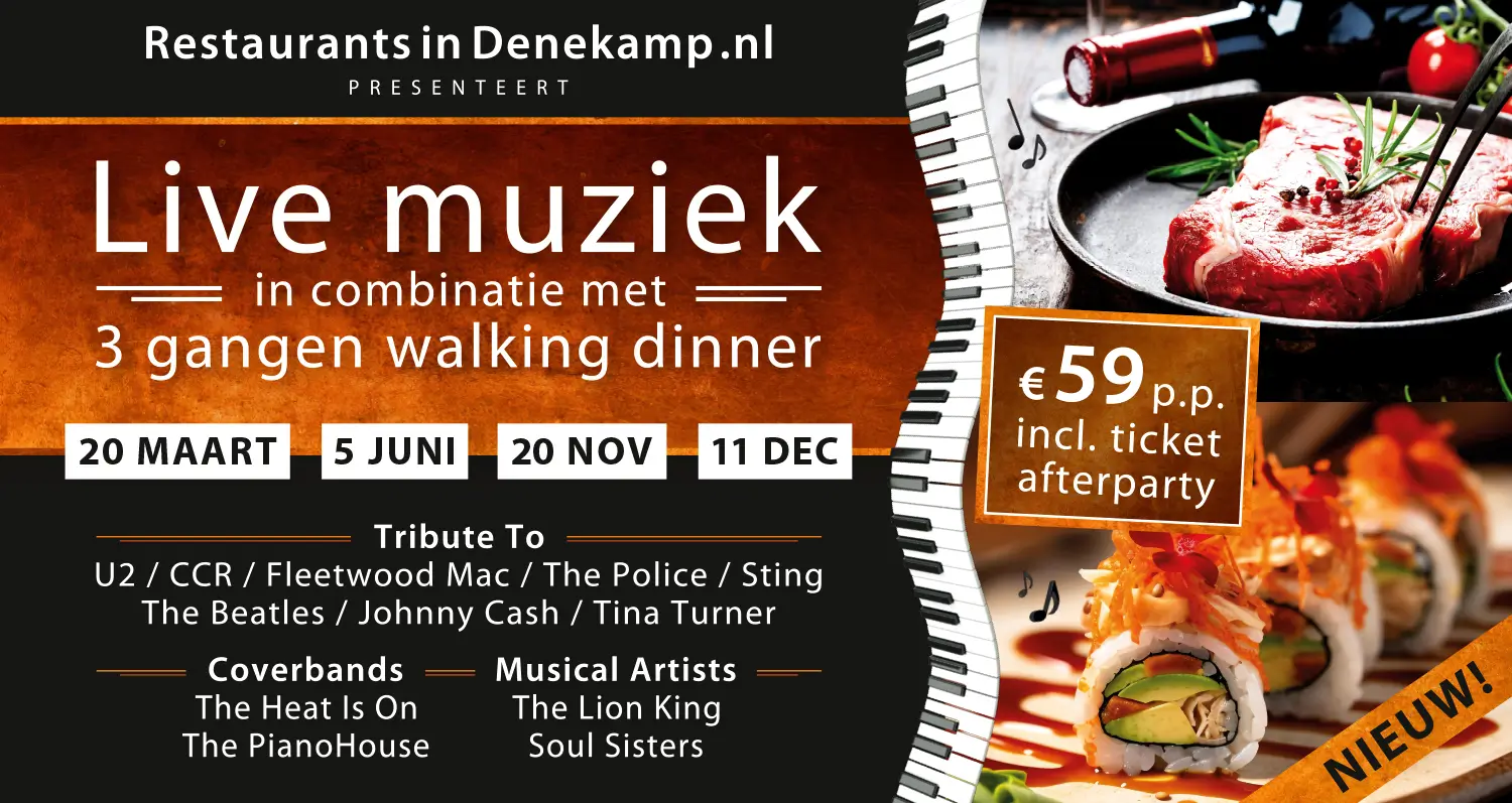 Walking Dinner - Live Music Edition 2026